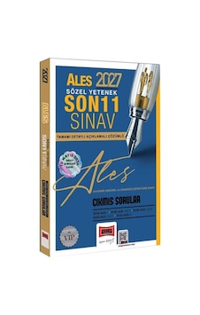 Yargı 2027 Ales Vıp Sözel Yetenek Çıkmış Sorular Son 11 Sınav Çözümlü Yargı Yayınları Yargı 2027 Ales Vıp Sözel Yetenek Çıkmış Sorular Son 11 Sınav Çözümlü Yargı Yayınları