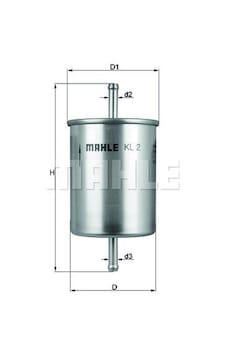 MAHLE KL2 Filtre Benzin-(Vw: Passat-Golf III 1.6-1.8-1.8 T ) (WA559554) MAHLE KL2 Filtre Benzin-(Vw: Passat-Golf III 1.6-1.8-1.8 T ) (WA559554)