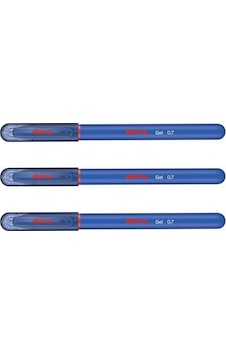 Rotring Jel Mürekkepli Tükenmez Kalem Mavi 3'lü Rotring Jel Mürekkepli Tükenmez Kalem Mavi 3'lü