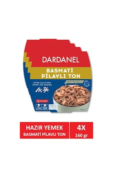 Dardanel Aç Ye Hazır Yemek Basmati Pilavlı Ton Balığı 160 Gr X 4 Adet Dardanel Aç Ye Hazır Yemek Basmati Pilavlı Ton Balığı 160 Gr X 4 Adet