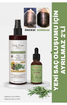 Daily Dream Care Hızlı Saç Uzatma Biberiye Serum + Biberiye Tonik Seti Daily Dream Care Hızlı Saç Uzatma Biberiye Serum + Biberiye Tonik Seti