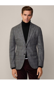 Hackett Gri Erkek Yün Karışımlı Ceket Hm443432 Hackett Gri Erkek Yün Karışımlı Ceket Hm443432
