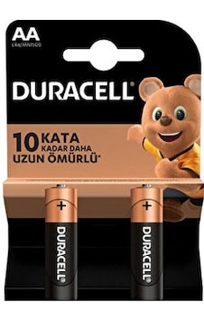 Duracell LR6/MN1500 Alkalin AA Kalem Pil 2'li Duracell LR6/MN1500 Alkalin AA Kalem Pil 2'li