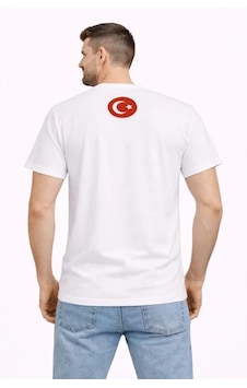 Modi Green Erkek Türkiye Baskılı Tişört Ay Yıldız 2026 Dünya Kupası Taraftar Beyaz Modi Green Erkek Türkiye Baskılı Tişört Ay Yıldız 2026 Dünya Kupası Taraftar Beyaz
