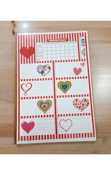 3 Sayfa Toplam 24 Adet Defter Kitap İsim Etiketi İsimlik 3