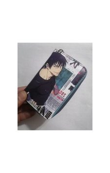 Owlbag Company Owl Bag Jujutsu Kaisen - Toji Fushiguro Desenli Tasarım Suni Deri Cüzdan Çok Renkli Owlbag Company Owl Bag Jujutsu Kaisen - Toji Fushiguro Desenli Tasarım Suni Deri Cüzdan Çok Renkli