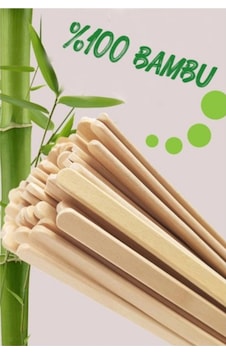 Ahşap Karıştırıcı (Bambu) 500 Adet