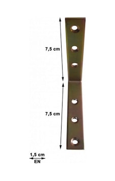 Masa Köşe 15x75 Mm