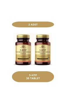 Solgar 5-htp Hydroxytryptophan Complex 30 Vegi Kapsül 2 Adet 2'li Solgar 5-htp Hydroxytryptophan Complex 30 Vegi Kapsül 2 Adet 2'li