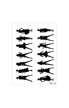 Stencil Şablon A4 Woman Collection Wc-16 Stencil Şablon A4 Woman Collection Wc-16