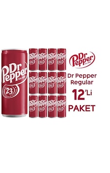 Dr Pepper Aromalı Gazlı İçecek 12 x 330 ML Dr Pepper Aromalı Gazlı İçecek 12 x 330 ML