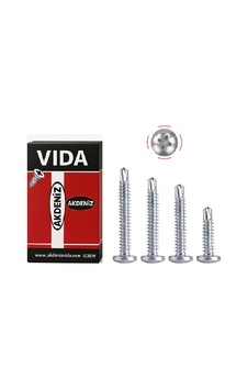 Akdeniz Matkap Uçlu Vida Ysb 3.9x19 Mm 1500 Lü Paket 10 Akdeniz Matkap Uçlu Vida Ysb 3.9x19 Mm 1500 Lü Paket 10