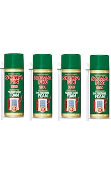4 Ad Somafix 300 ML Poliüretan Köpük Iç Çelik Kapı Pencere 4 Ad Somafix 300 ML Poliüretan Köpük Iç Çelik Kapı Pencere
