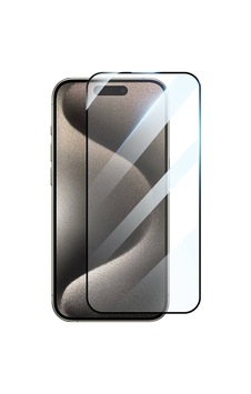 Apple iPhone 15 Pro Uyumlu Ekran Koruyucu Tam Kaplayan Glossy 3d Rak Screen Protector