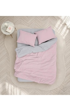 Cotton Box Plain Pembe-gri Çift Kişilik Nevresim Takımı Renkli Cotton Box Plain Pembe-gri Çift Kişilik Nevresim Takımı Renkli