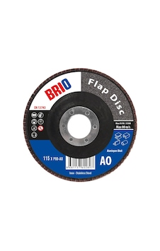 Brio Flap Disk 115xp80 Ao 5'li Paket Brio Flap Disk 115xp80 Ao 5'li Paket