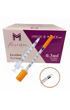 Micro Fine Enjektör 32g 8mm 0,3 Ml 100 Adet / Kutu