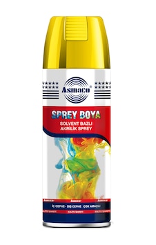 Asmaco Solvent Bazlı Akrilik Gold Altın Yaldız Sprey Boya 400 M Asmaco Solvent Bazlı Akrilik Gold Altın Yaldız Sprey Boya 400 M