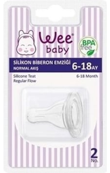 Wee Baby Silikon Biberon Yedek Emziği 6-18 Ay