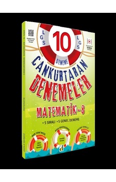 8. Sınıf LGS CAN KURTARAN Denemeler Matematik - Damla Yayınevi
