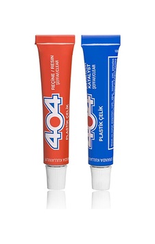 404 Plastik Çelik Kuvvetli Yapıştırıcı 40gr Standart 404 Plastik Çelik Kuvvetli Yapıştırıcı 40gr Standart