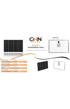 Chn50w-12v Güneş Paneli