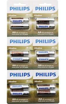 Phılıps Alkaline Kalem - Aa - 1.5v Pil 12pcs 2li X 6 5570