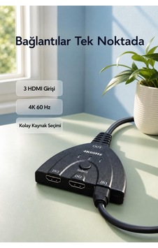 Hdmı Kaynak Seçici 3 Giriş 1 Çıkış Select Düğmeli Ve Led Göstergeli Hdmı Kaynak Seçici 3 Giriş 1 Çıkış Select Düğmeli Ve Led Göstergeli
