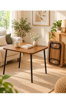 Katlanabilir Sehpa 50x80 - Çam Atlantik Çam