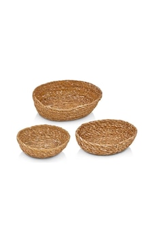 Oval Mını Cerezlık S/3 Lu Kahverengi