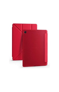 Aksesuarcim A7 Sm-t500 T505 T507 İle Uyumlu Kılıf Silikon Yumuşak Kalem Bölmeli Esnek 4 Farklı Stand Olabilen Tablet Kılıfı Kırmızı Sku: Zeusb0fhj5x28v Arka Kapak