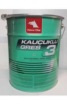 Petrol Ofisi Kauçuklu Gres 3 Kova Yeşil Gres 14 KG