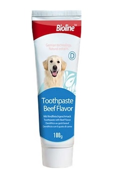 Bioline Biftek Aromalı Köpek Diş Macunu 100 G