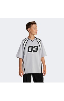 Adidas Retro 03 Çocuk Gri T-shirt Jc7323 Beyaz Adidas Retro 03 Çocuk Gri T-shirt Jc7323 Beyaz