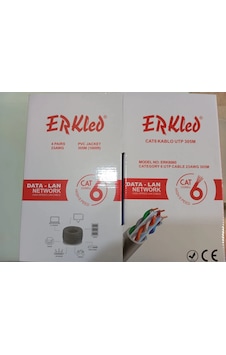 Erkled Cat6 23awg Kablo 305 Mt Cat6 Patch Kablo