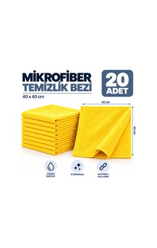 Temizlik Bezi Mikrofiber 40 40 Sarı 20 Adet - 920958693 Diğer Temizlik Bezi Mikrofiber 40 40 Sarı 20 Adet - 920958693 Diğer