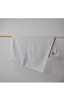 Pamuklu 50x70 Jakarlı Banyo Papası Beyaz