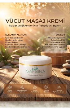 Safsina Vücut Masaj Kremi 100 ML