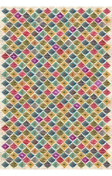 Çam Halı Gloria Td799 Multi Etnik Desen Dokuma Saçaklı Kilim