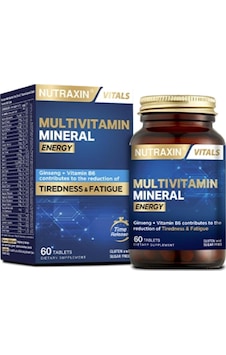 Nutraxin Multivitamin Mineral Enerji 60 Tablet Nutraxin Multivitamin Mineral Enerji 60 Tablet
