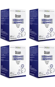 Ocean Glukozamin Kompleks 60 Tablet 4'Lü Paket Ocean Glukozamin Kompleks 60 Tablet 4'Lü Paket