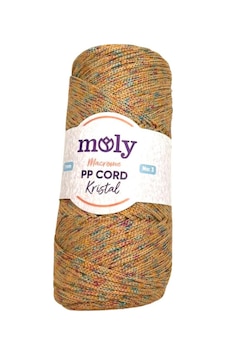 Angel Çanta Aksesuar Moly Yarn 200 Gr Simli Polyester Makrome No:1060 Diğer