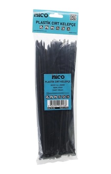 100pcs Siyah 3.6x250mm Plastik Cırt Kelepçe 5468
