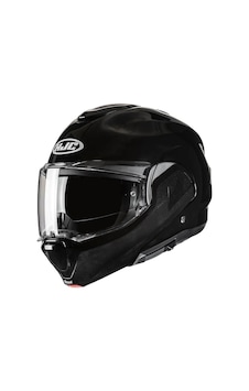 Hjc F100 Çene Açılır Motosiklet Kaskı Parlak Siyah Renkli Hjc F100 Çene Açılır Motosiklet Kaskı Parlak Siyah Renkli