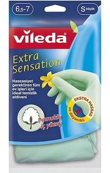 Vileda Extra Sensation Temizlik Eldiveni Yeşil S Vileda Extra Sensation Temizlik Eldiveni Yeşil S