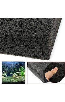 Akvaryum Filtre Süngeri İnce Gözenekli Siyah 30 Ppı 50x40x5 Cm. Akvaryum Filtre Süngeri İnce Gözenekli Siyah 30 Ppı 50x40x5 Cm.