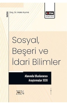 Sosyal, Beşeri Ve İdari Bilimler Alanında Uluslararası Araştır... Sosyal, Beşeri Ve İdari Bilimler Alanında Uluslararası Araştır...
