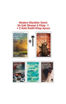Modern Klasikler Serisi, İş Bankası Kültür Yayınları 5 Kitap-1 + 2 Adet Kedili Kitap Ayracı, Martin Eden, Dönüşüm, Satranç, Beyaz Diş, Bilinmeyen Bir Kadının Mektubu Modern Klasikler Serisi, İş Bankası Kültür Yayınları 5 Kitap-1 + 2 Adet Kedili Kitap Ayracı, Martin Eden, Dönüşüm, Satranç, Beyaz Diş, Bilinmeyen Bir Kadının Mektubu