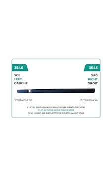 Kapı Bandı Kapaklı Ön Sol Clio Iıı Hatchback 1 Kapı Bandı Kapaklı Ön Sol Clio Iıı Hatchback 1