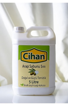 Cihan Arap Sabunu Sıvı 5 Litre Tekli Cihan Arap Sabunu Sıvı 5 Litre Tekli